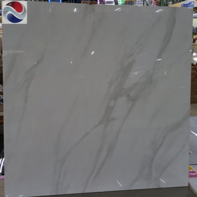 Granit Tile 80x80 | Indogress Grigio Carrara | Glossy