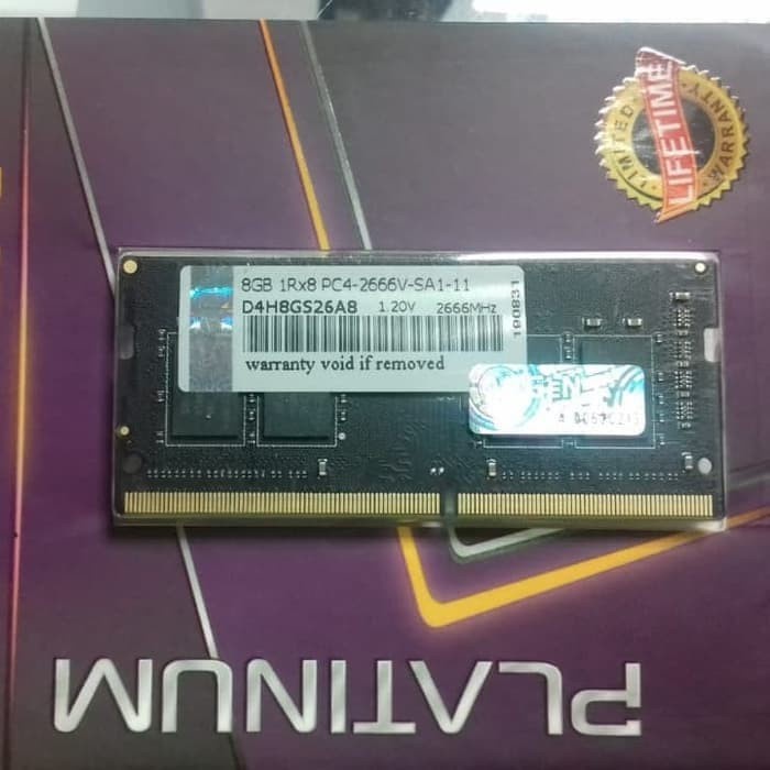 Sodimm Vgen Ddr4 8Gb Pc2666 Platinum #Original