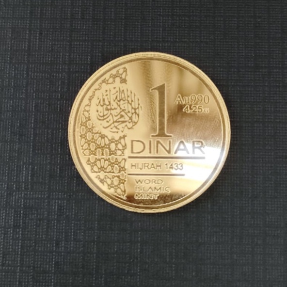 REPLIKA KOIN DIRHAM/DINAR (PERAK/GOLD)