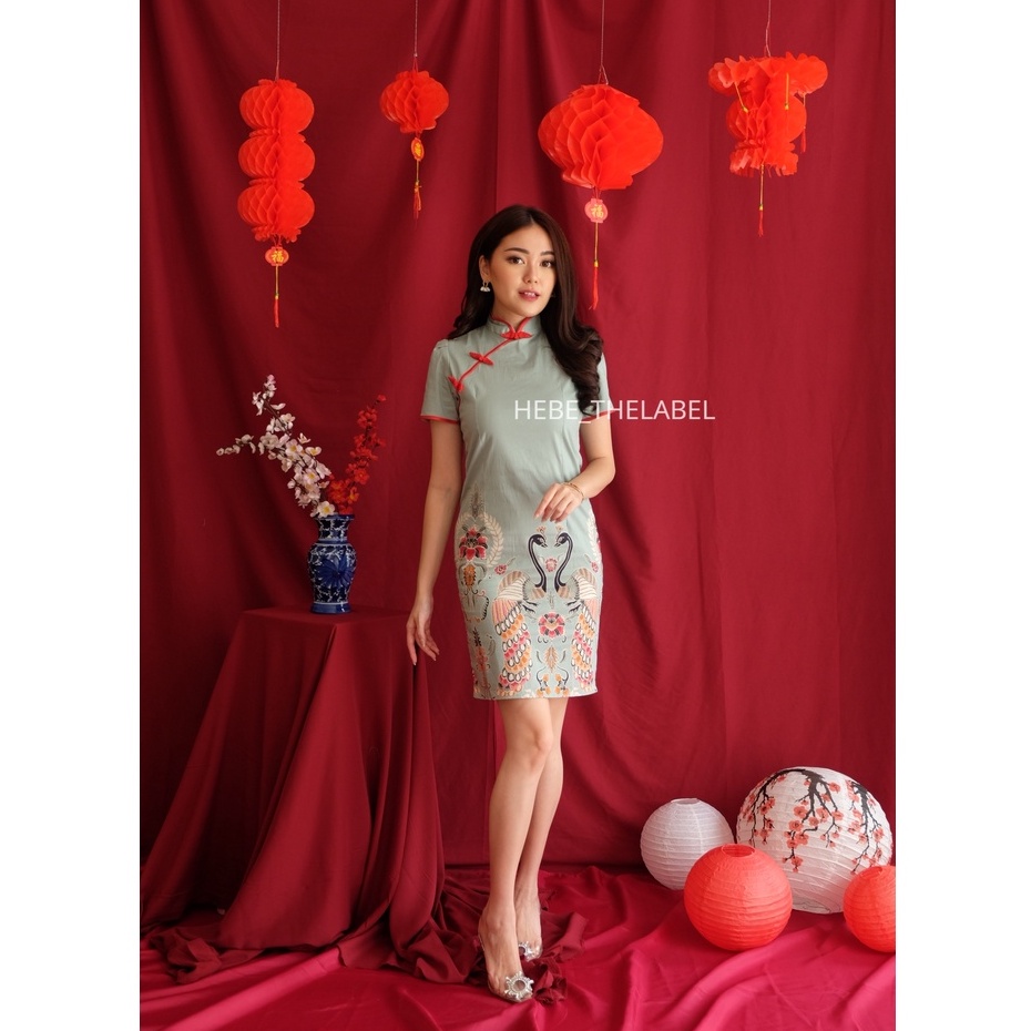 Ae-Cha Batik Cheongsam Chinese New Year