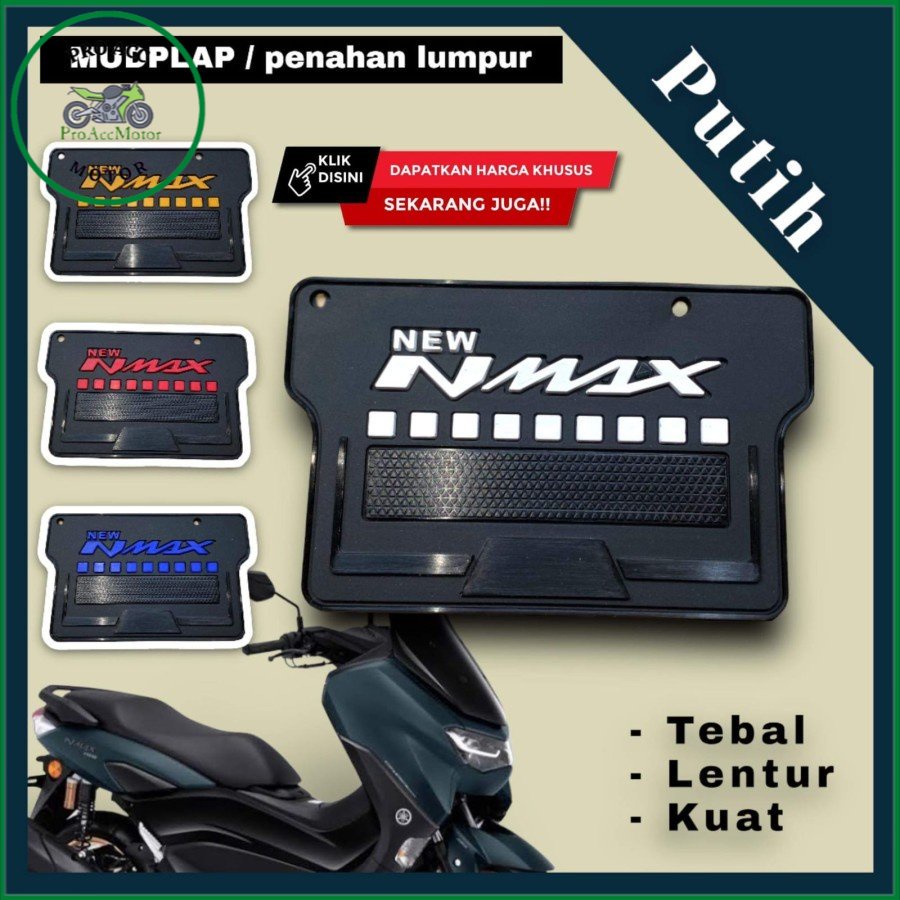Mudflap Karet Pelindung Lumpur Yamaha New Nmax 2020 2021 2022 (proaccmotor)