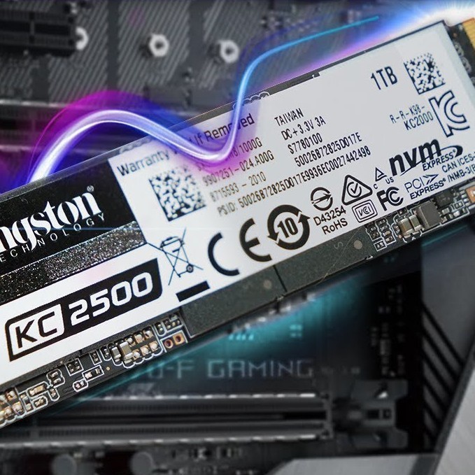 SSD m.2 kingstone KC2500 NVme 500GB PCIe Gen 3x4