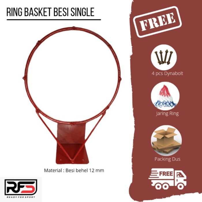 Ring Basket Besi Single / Ring Bola Basket Single / Ring Basket