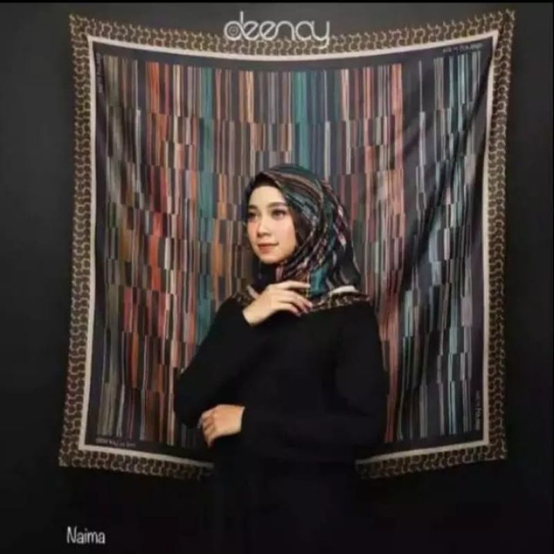 Terlaris  Hijab segi empat motif Deenay Kw Terbaru / hijab deenay murah/ hijab segi empat murah terk