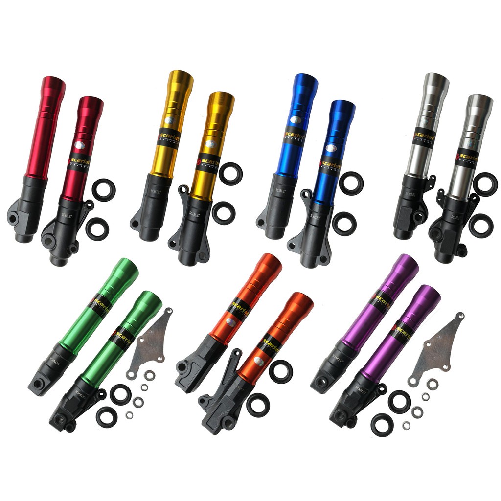 Bottom Shock Tabung Shock depan SCARLET Mio Suol Beat Smash Jupiter MX Supra Satria fu nmax tabung s