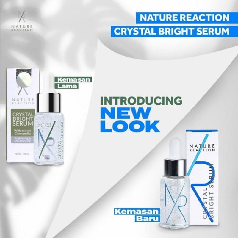 SERUM Nature Reaction Crystal Bright Serum - Serum NR Glow Halal BPOM - NATURE REACTION - NATURE REA