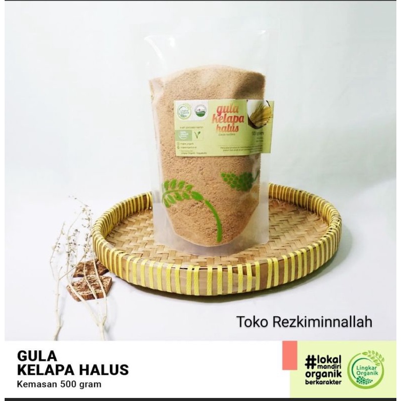 

Gula Kelapa Halus Organik 500gr | Gula Nira Kelapa Halus | Khusus COD & Online Payment