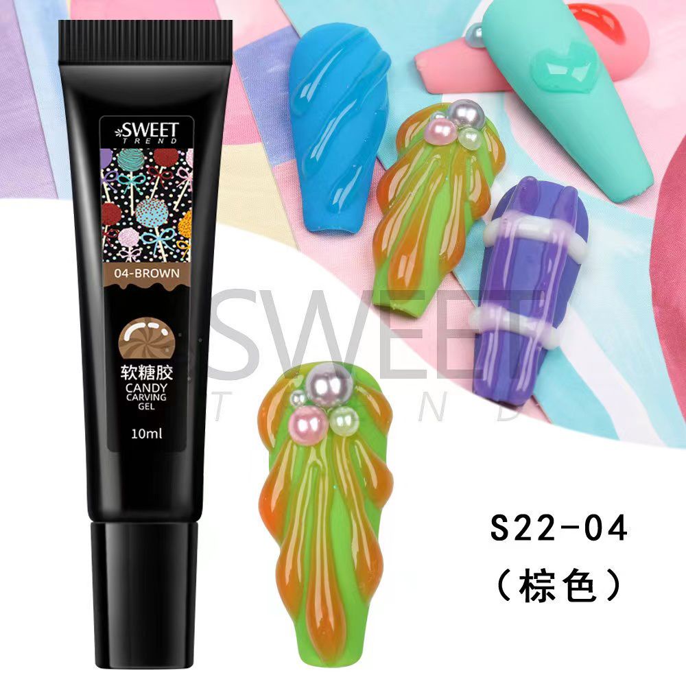 4D CARVED CARVING CANDY JELLY GEL NAIL ART 10ml Carved 5D Gel Jelly Korea Style / CANDY CARVING GEL NEW