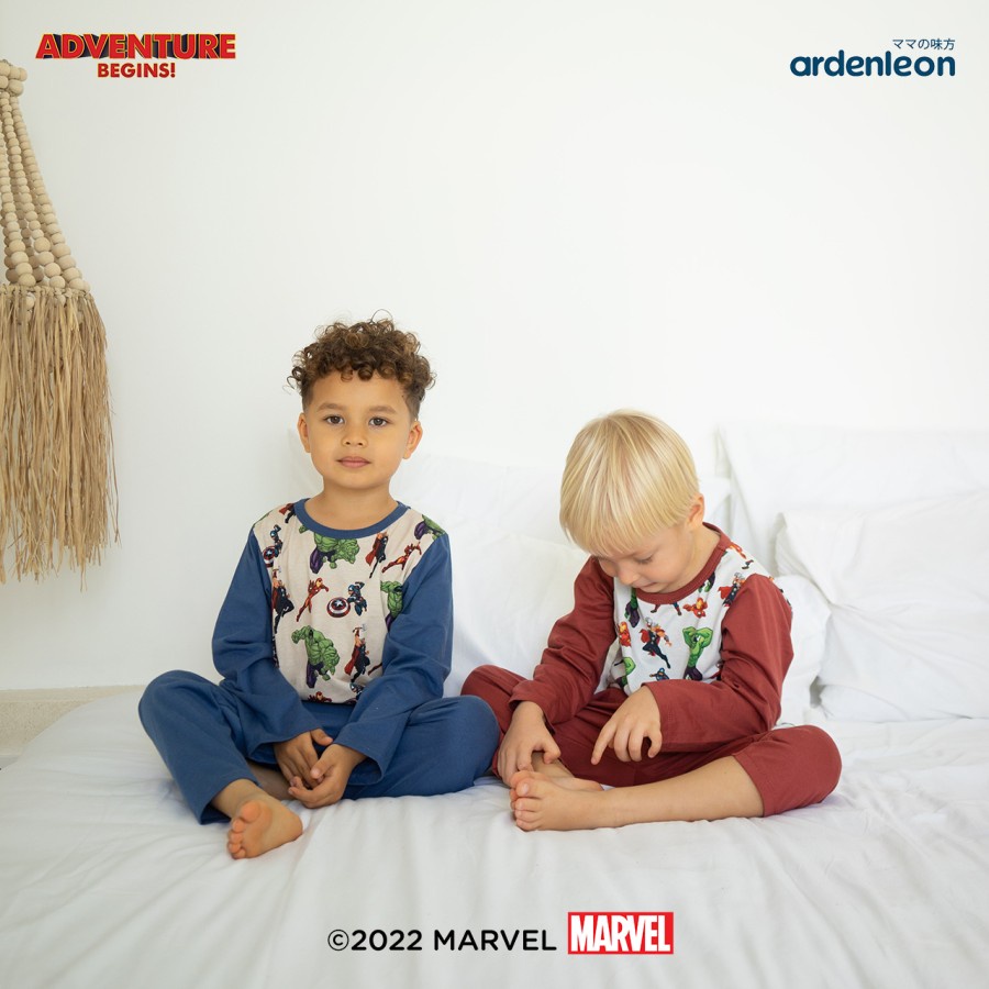 Ardenleon Marvel Avengers Long Sleeves Tee &amp; Long Pants