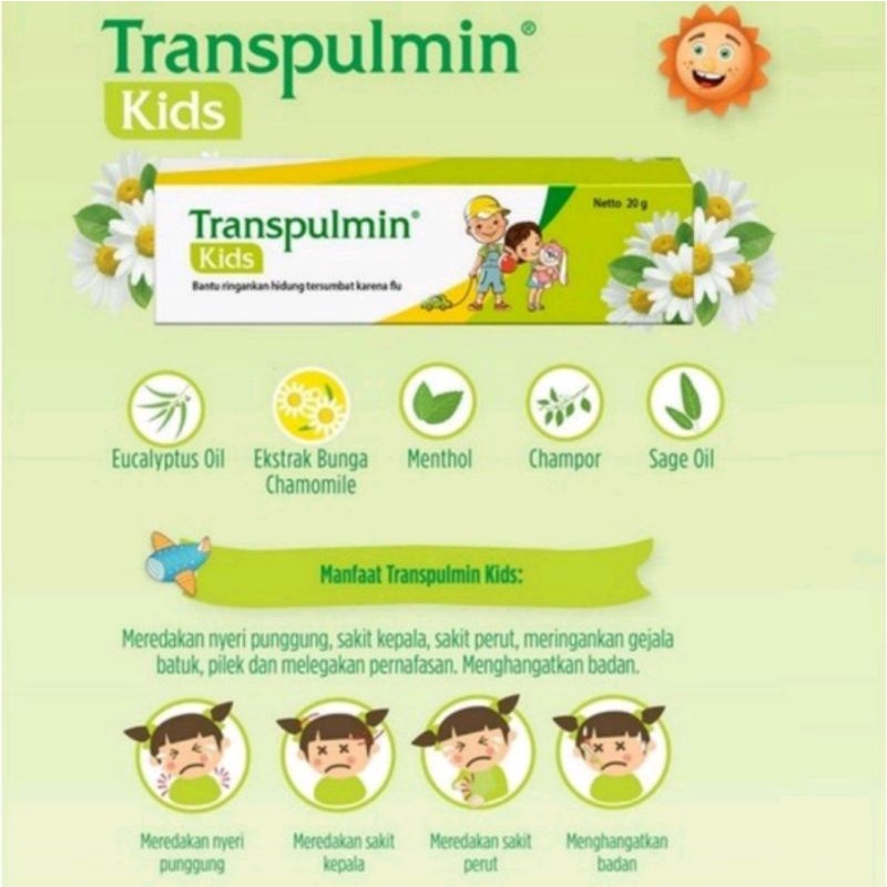 Transpulmin Baby &amp; Kids 10g &amp; 20g