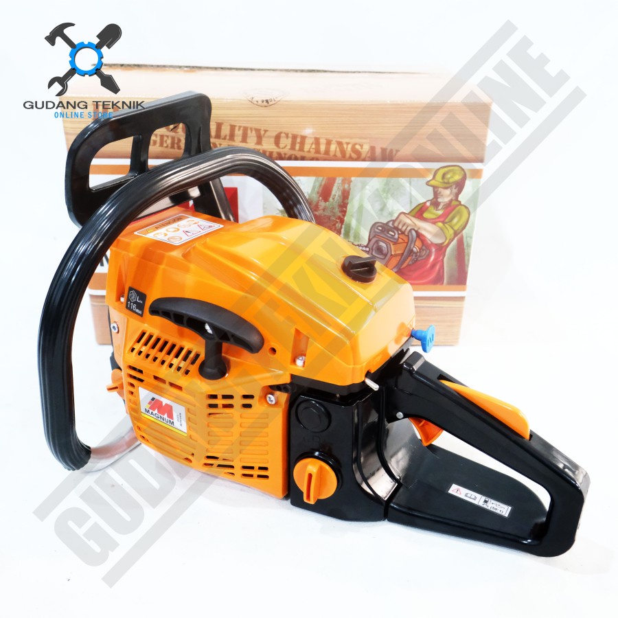 Chainsaw Ecolite EC6800 22Inch / Mesin Gergaji Kayu Chainsaw Ecolite Laser Tip EC6800 22&quot;