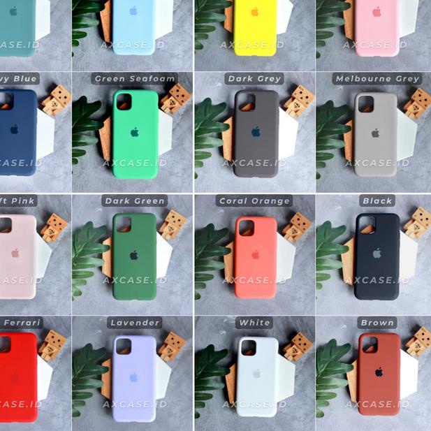 Premium Silicone Case iPhone 11 Pro Max Softcase Polos FULL COVER - Stabilo/Seafoam, iP 11 Pro Max