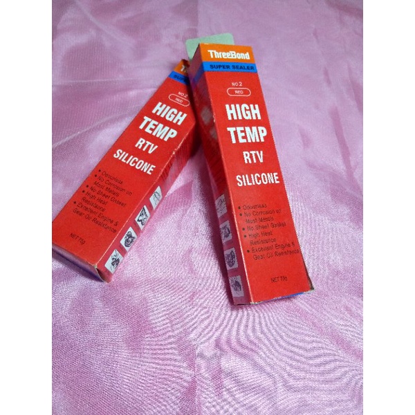 Sealer / Sealant / Lem Silikon / Silicone RTV Tribon / Theerbond Merah 75 Gr
