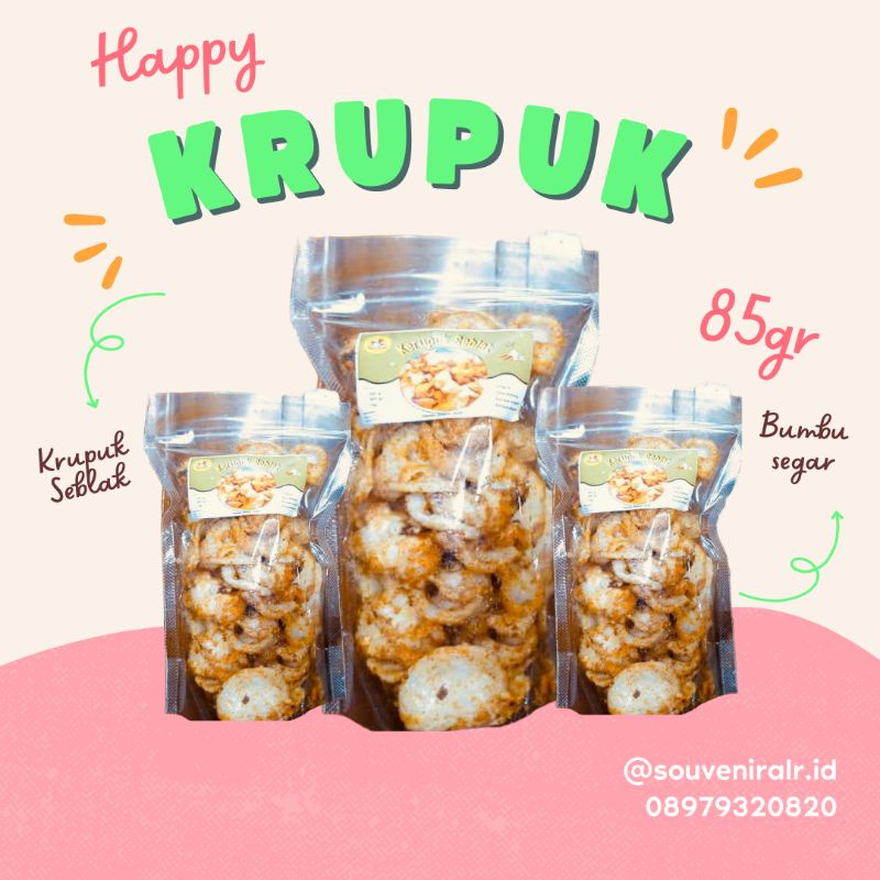 

KERUPUK SEBLAK 85gr termurah