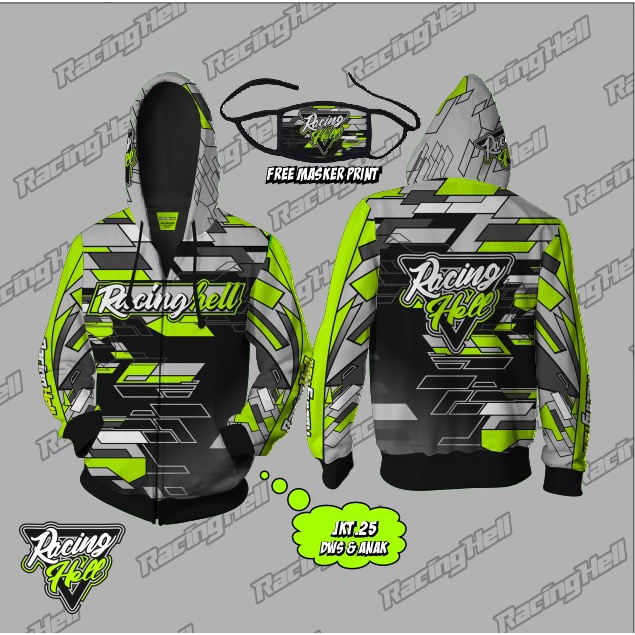 Jacket Motor Anak Racinghell Premium