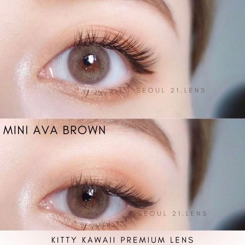 SOFTLENS MINI AVA BROWN. NORMAL/MINUS s.d -10.00