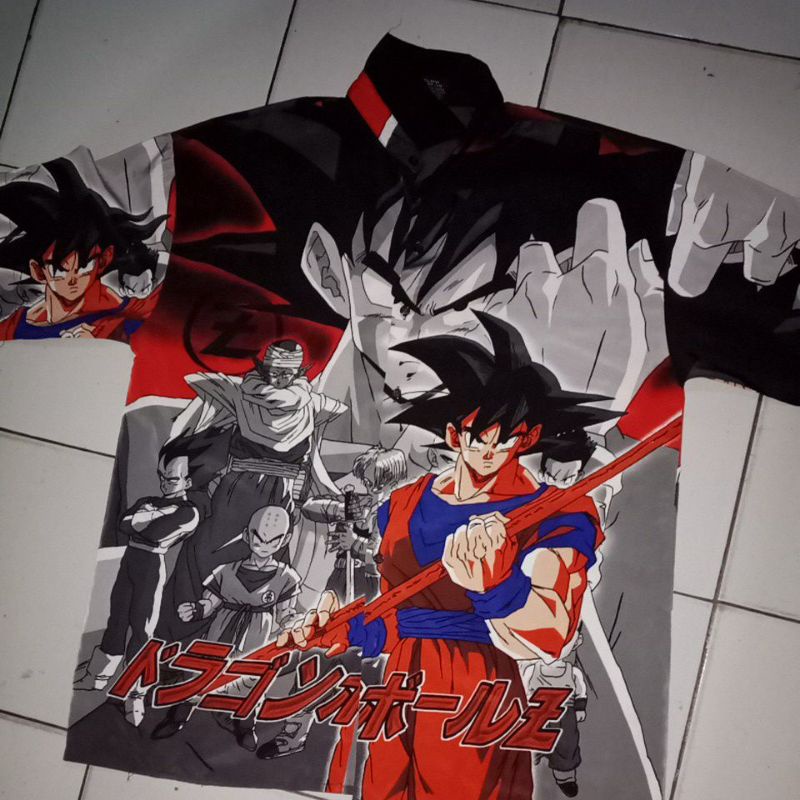 kemeja dragon ball vintage 2001