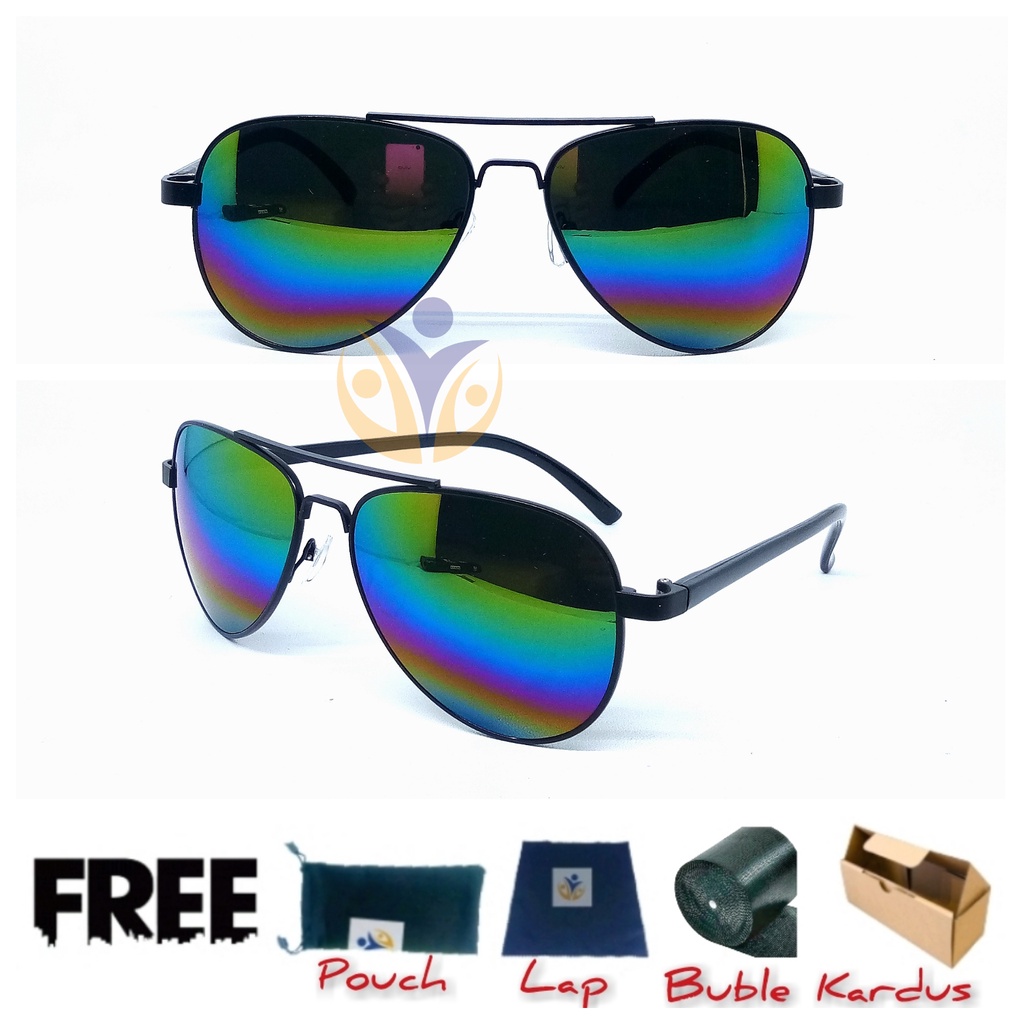 Kacamata Hitam Aviator UV Protection