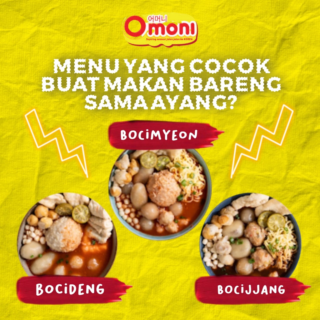 Omoni BOCIMYEON Bakso Aci Korea