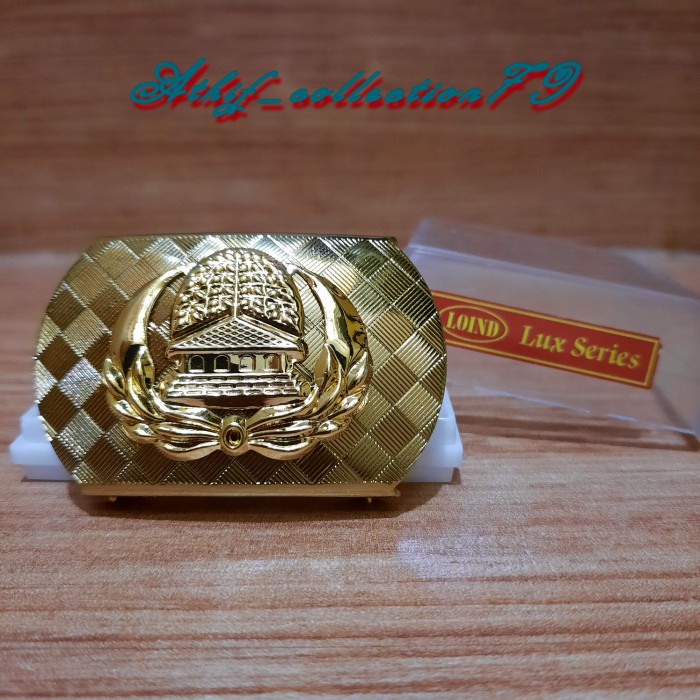 Kepala Sabuk Loind Korpri Motif Timang Korpri Loind