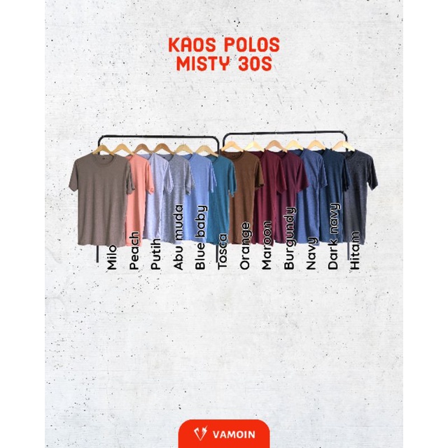 Kaos Polos Misty / twotone Premium vamo