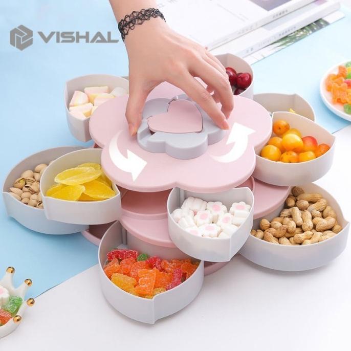 TOPLES BUNGA 2 TINGKAT / TOPLES PUTAR BENTUK BUNGA / DW-02