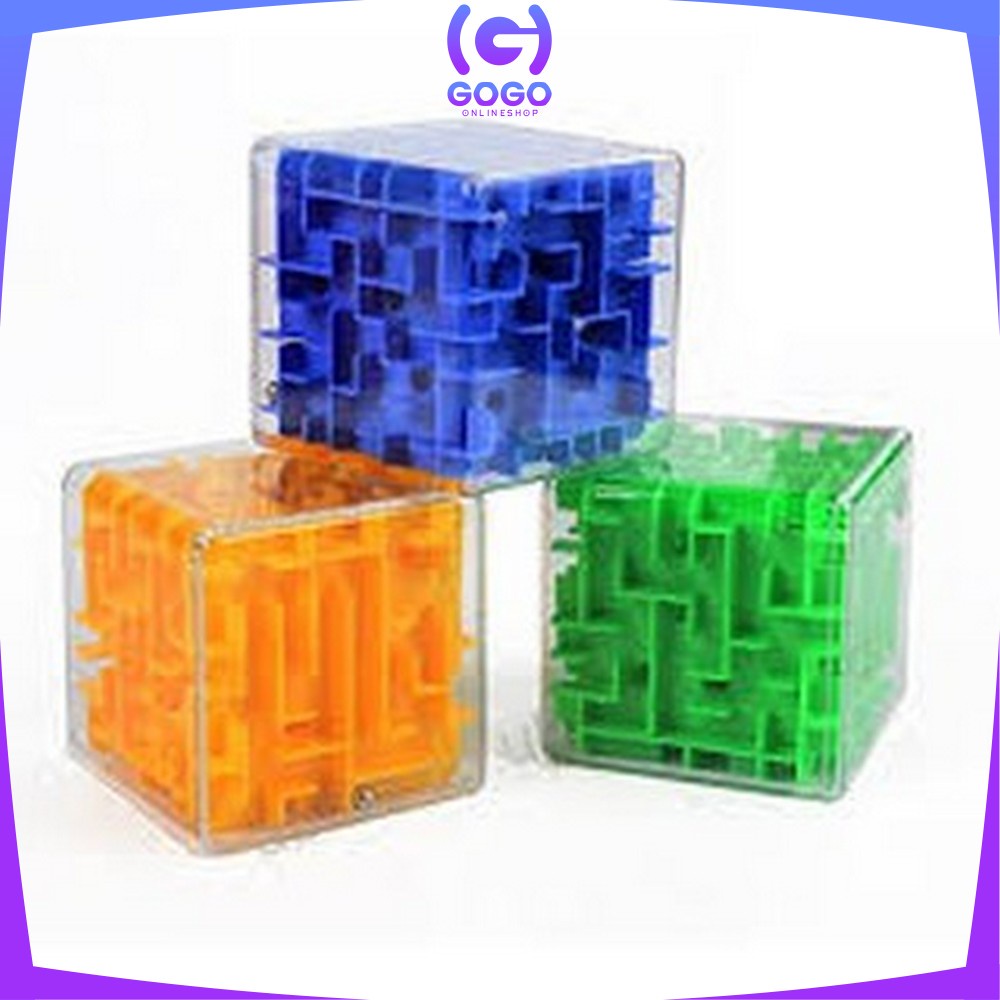 GOGO-M274 Mainan Maze Puzzle Ball / Mainan Puzzle Labirin Transparan 3D Mainan Jadul Edukasi Motorik Anak