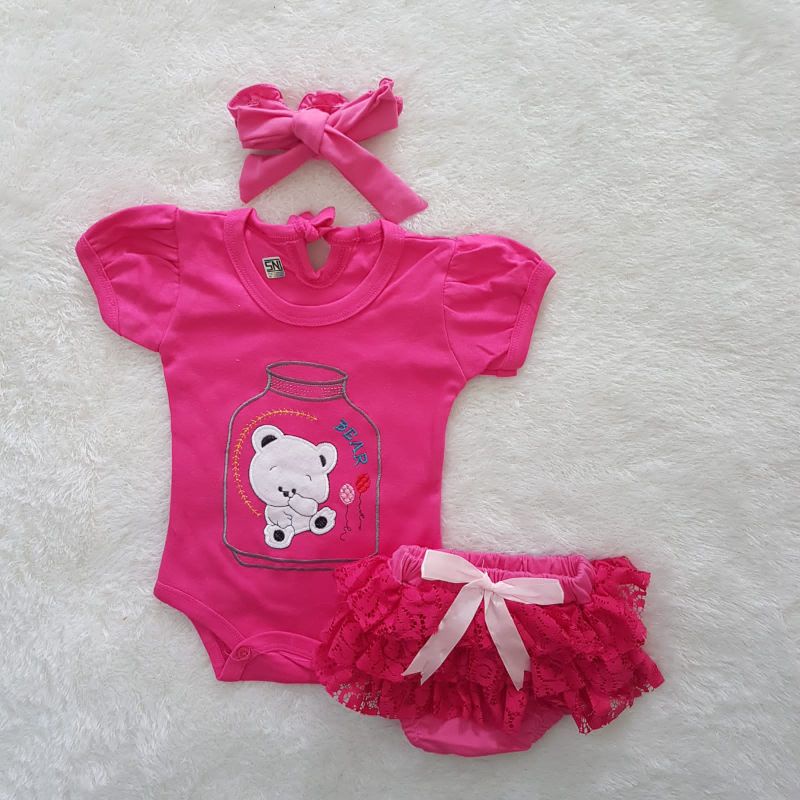 Baju Bayi Little Bear set