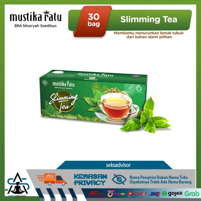 

MUSTIKA RATU SLIMMING TEA. TEH DIET PELANGSING DAN DETOX - 30 BAGS SANGAT AMPUH