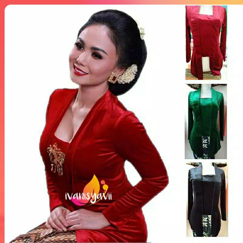 Kebaya Bludru Kutubaru / ModeL Yuni Sara Kebaya Bludru