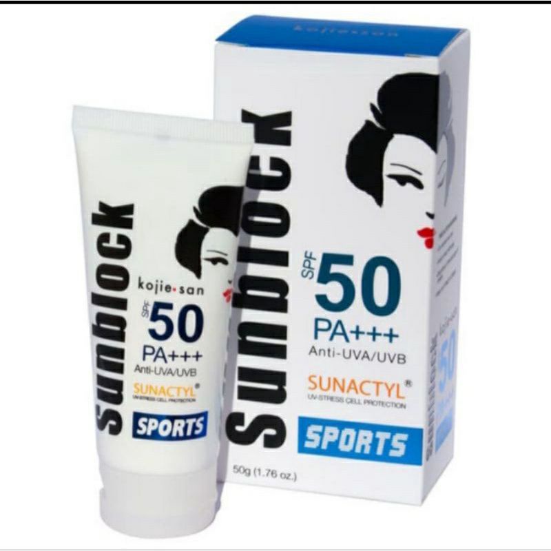 Kojie Sun Sunscrreen Spf 50 Sunblock Sports 50g