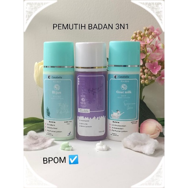 HB KOJIC PAKET KOJIE 3N1BODY LOTIONS KIORIE SKINCARE LOTION FORTE HB DOSTING UNGU BODY TONER