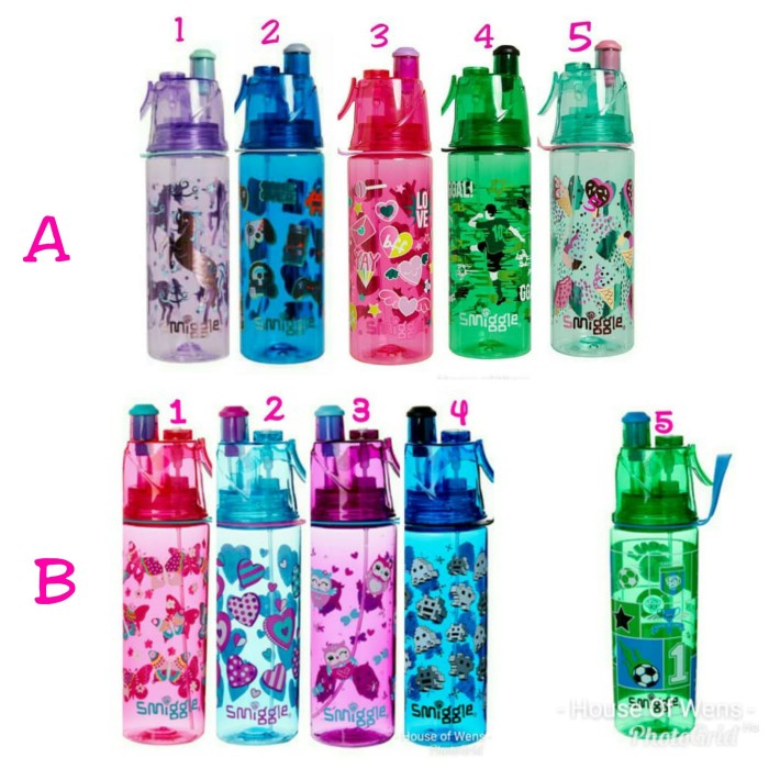 SMIGGLE SPRITZ BOTTLE - BOTOL MINUM SMIGGLE