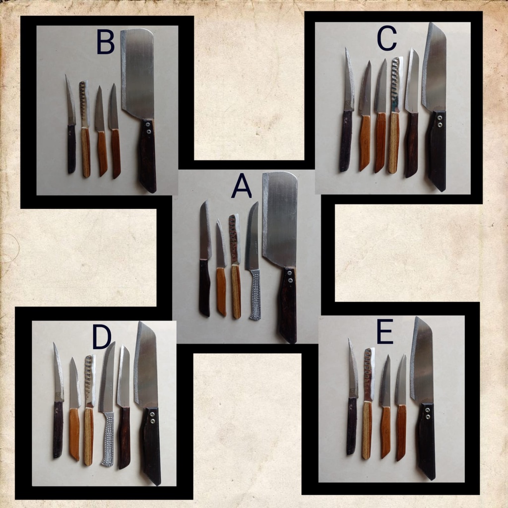 Pisau set / pisau paket / pisau paket hemat / Pisau dapur