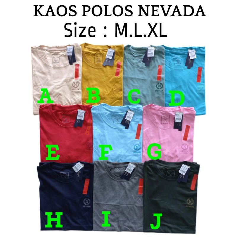 KAOS NEVADA PRIA ( UNISEX ) NEVADA ORIGINAL BRANDED MATAHARI