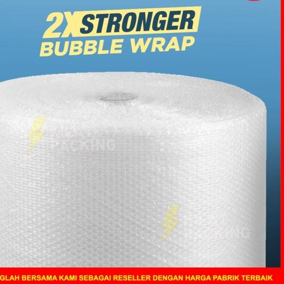 

PLASTIK BUBBLE WRAP VARIAN BENING | BUBBLE WRAP DKM+ 125CM X 50M /ROLL - BENING EKONOMIS