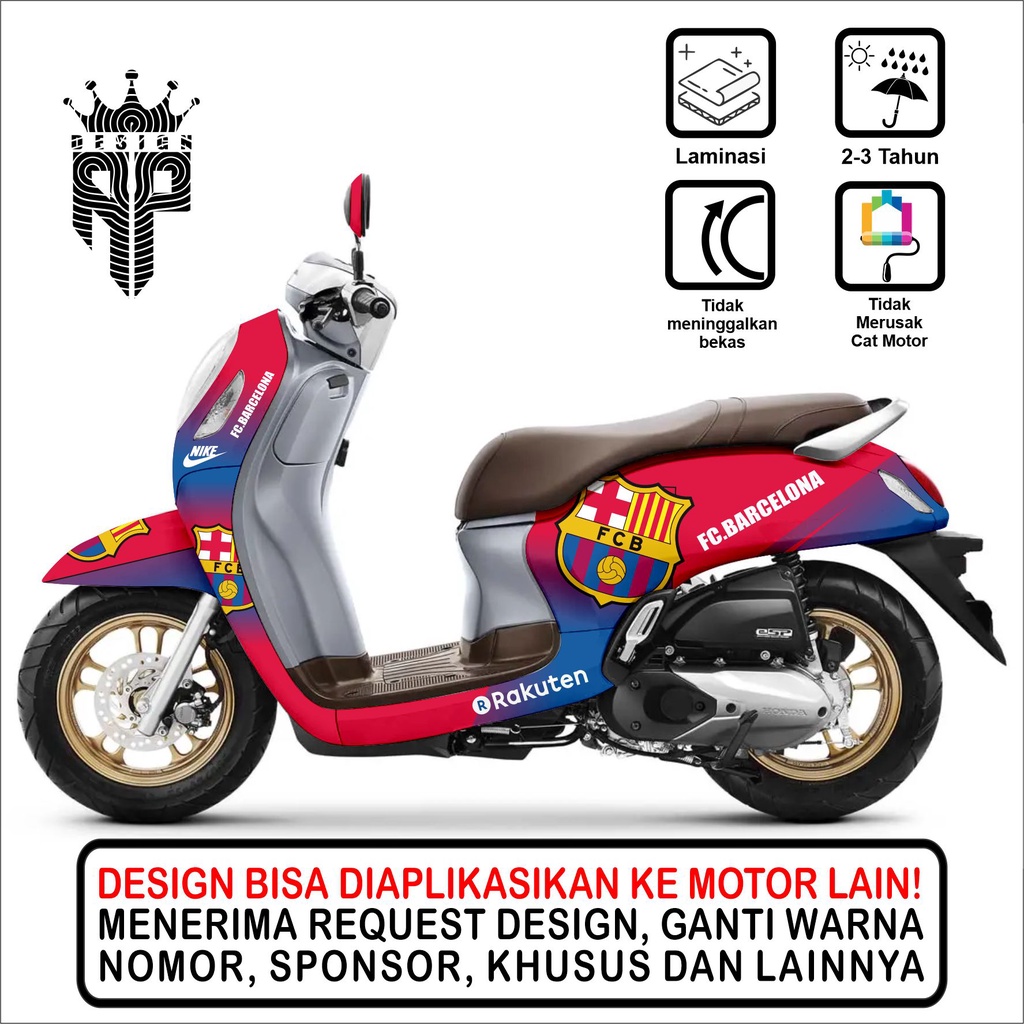 decal sticker scoopy full body FI scopy dekal stiker skopi karbu 2010 2011 2012 2013 2014 2015 20162