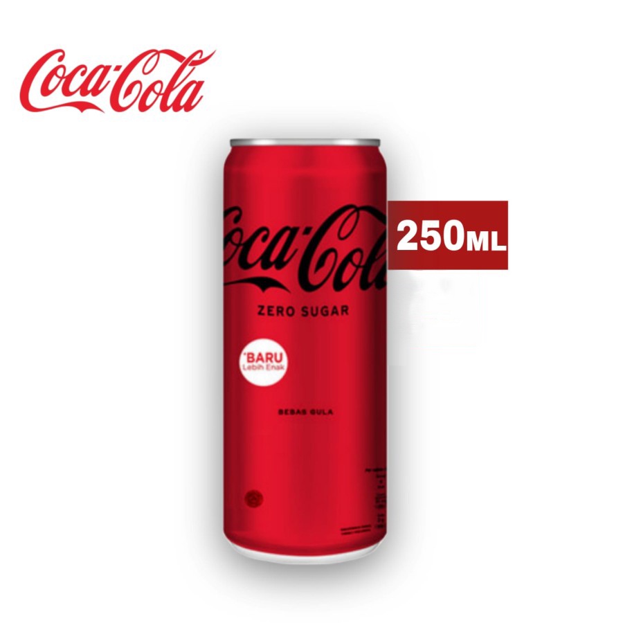 

Coca Cola Zero Can 250ml / Coca Cola Zero Kaleng 250 ml