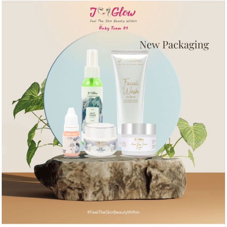 Jglow skincare PAKET EXTRA ACNE SULFUR )AMPUH MENGATASI MASALAH JERAWAT BATU/MERADANG