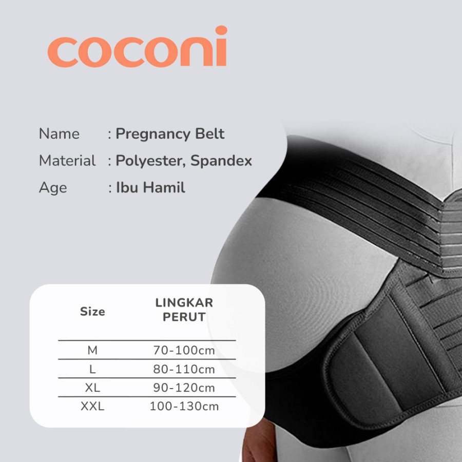 COCONI Pregnancy Belt | Korset Penyangga Kehamilan | Penyangga Perut