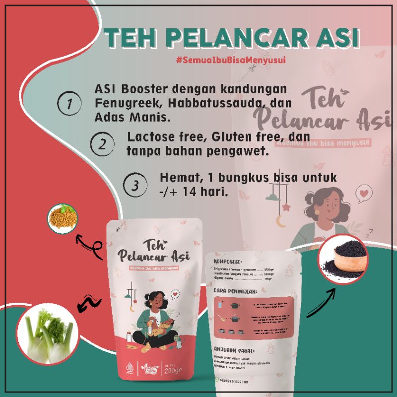 Image of TEH PELANCAR ASI / ASI BOOSTER TEA / BOOSTER ASI / ASI BOOSTER #4