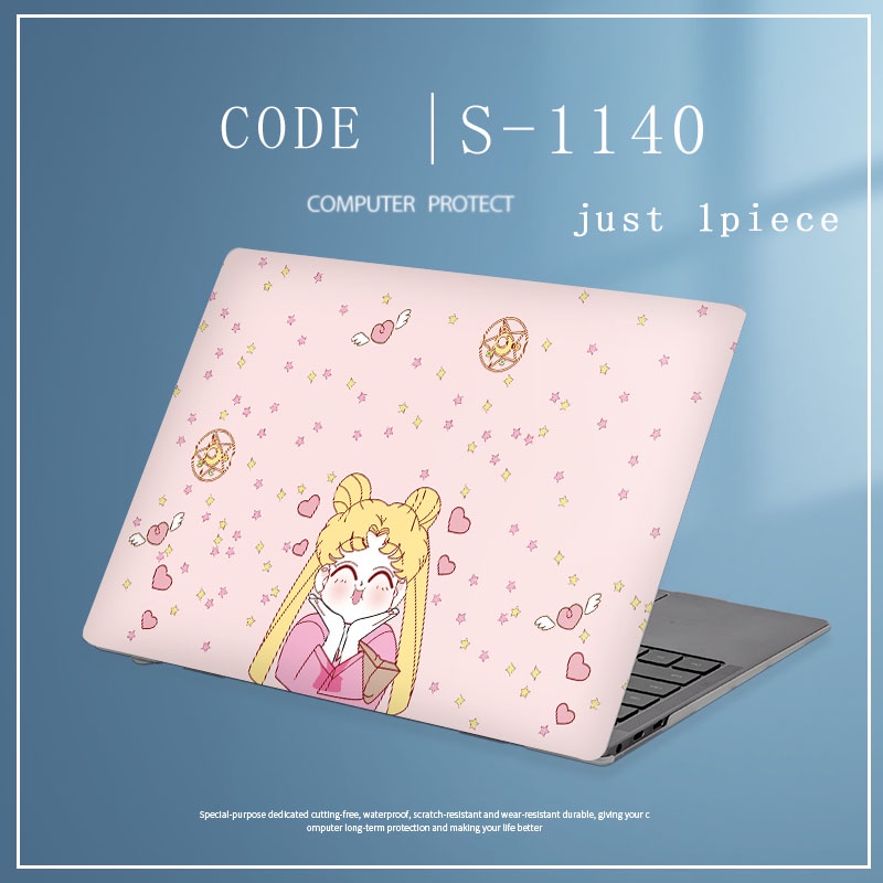 1pc Universal Bebas Potong COD Laptop Decals Colorful Cinnamoroll Marbel Laptop Dekorasi Stiker Untuk Lenovo Ideapad 320C-15 Ideapad 320S-15 Skin Full Cover Sticker