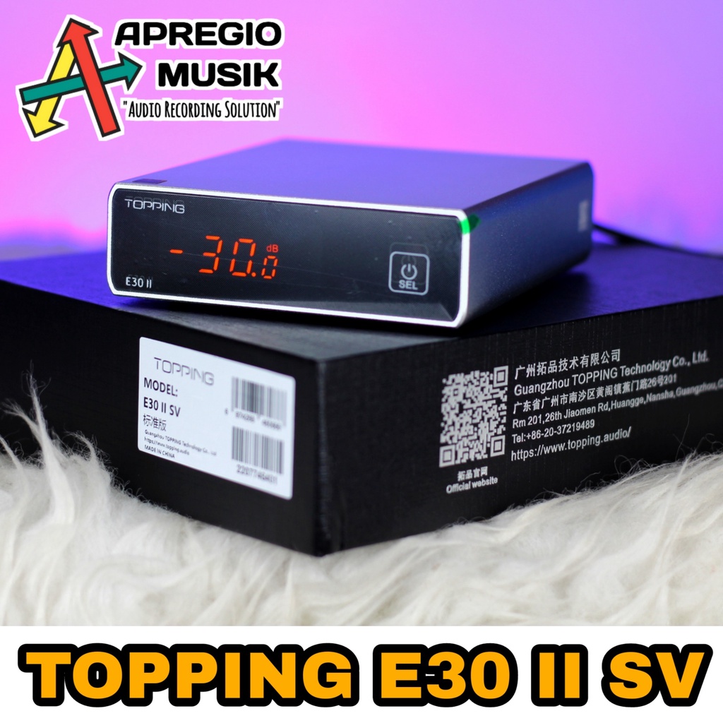 TOPPING E30II E30 II AK4493 DSD512 Desktop DAC Digital To Analog Converter