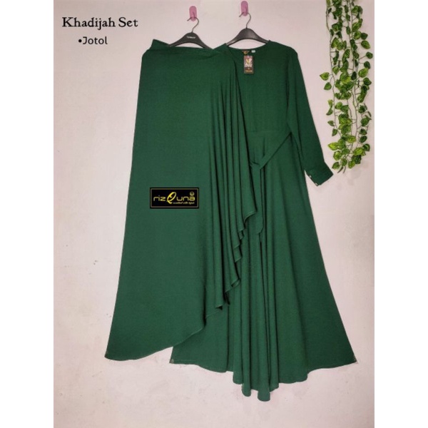 Gamis Set Syar'i Khadijah Series by Rizquna