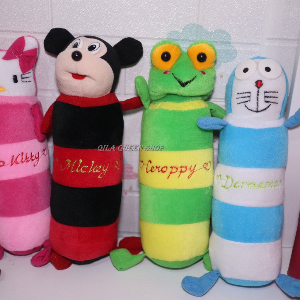 BONEKA Guling bayi karakter, TERMURAH BISA COD,doraemon,miki, kitty