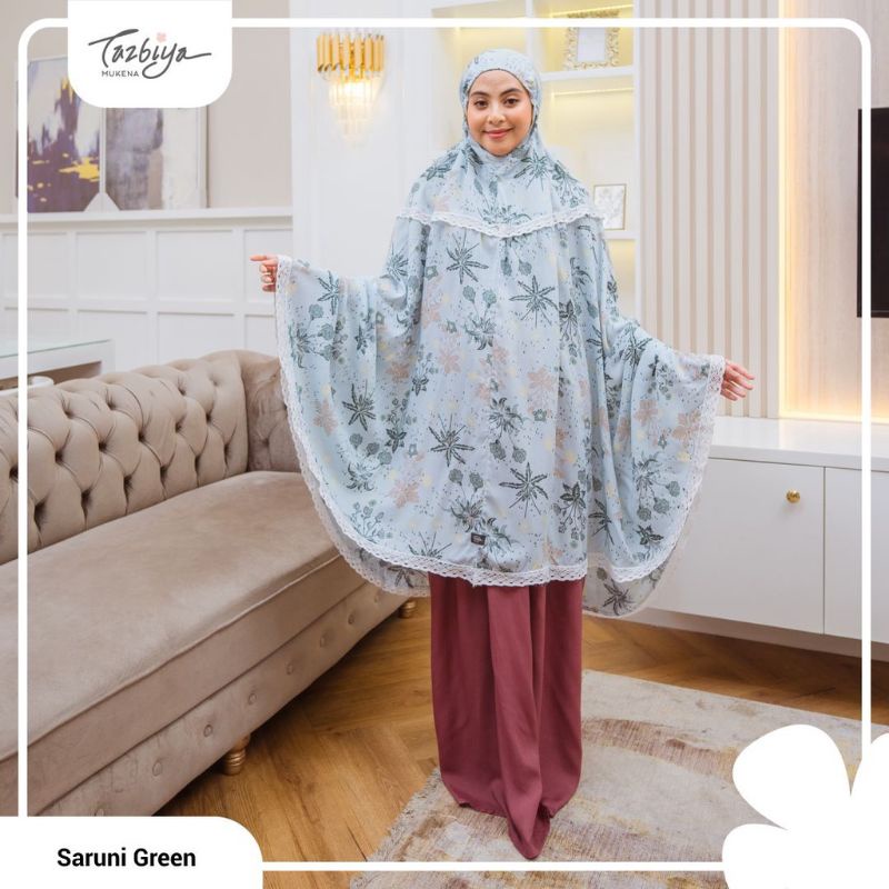 MUKENA TAZBIYA SET SEJADAH KOMBINASI SARUNI SERIES ALLSIZE