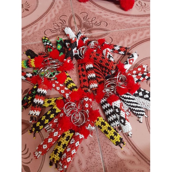 Souvenir Mainan Kunci Motif Ulos sadum klasik payet full