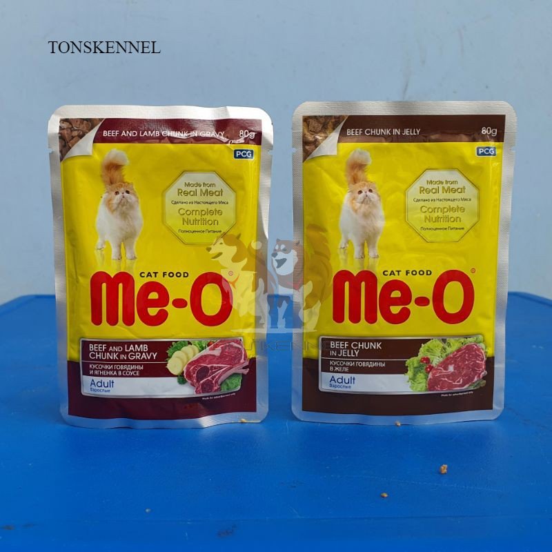 Meo Pouch 80g - Makanan Kucing Basah Me-O Sachet Wet food