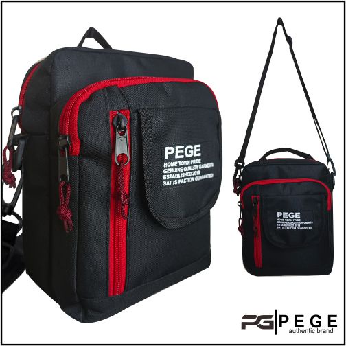 Tas Selempang Bahu PEGE Slingbag Kasual Model Kombinasi  Keren - PG 8934