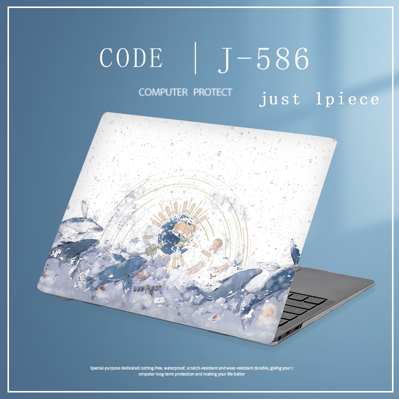 1pc Universal Menyesuaikan Pola COD Skin Stiker Cover Laptop Untuk Dell Presisi17 7000 Lintang E7250 G5 5590 G3 3579 Lukisan Notebook Stickers